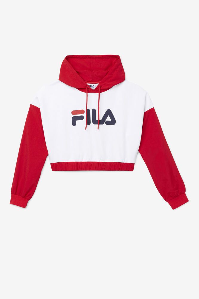 Fila Hoodie Womens White - Saachi - Philippines 3402869-XC